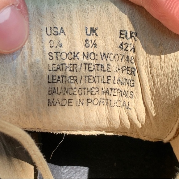 Wolverine 1883 Men’s Leather / Textile Chukka Shoes Brown‎ & Tan Size 9.5 - Picture 8 of 8